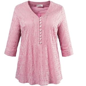 28/30 Ulla Popken Seersucker Stripe Top NWT